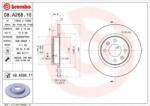 BREMBO Féktárcsa tömör Ø260mm 08. A268.11