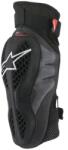 Alpinestars térdvédők SEQUENCE, ALPINESTARS (fekete/piros, páros, 2XL méret)