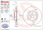 BREMBO Féktárcsa szellőző Ø320mm 09. C542.11