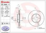 BREMBO Féktárcsa belső hűtés Ø258mm 09. D065.11