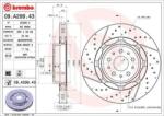 BREMBO féktárcsa 09. A299.43