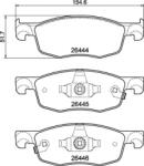 BREMBO fékbetét készlet P83 185