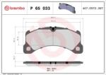 BREMBO fékbetét készlet, tárcsafék P65 033