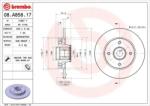 BREMBO Féktárcsa tömör Ø249mm 08. A858.17