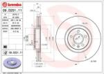 BREMBO Féktárcsa szellőző Ø322mm 09. D251.11