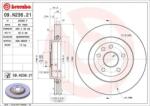 BREMBO Féktárcsa belső hűtés Ø350mm 09. N236.21