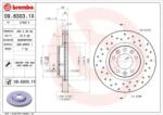 BREMBO fékkorong lyukasztás/belső hűtött Ø283mm 09.8303. 1x