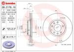 BREMBO Féktárcsa szellőző Ø296mm 09. C176.11