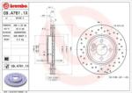 BREMBO féktárcsa perforált/belső hűtéses Ø280mm 09. A761.1X