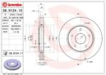 BREMBO Féktárcsa szellőző Ø302mm 09. N124.11