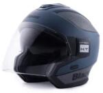 Blauer sisak SOLO, BLAUER (matt kék, carbon, ezüst, S méret)