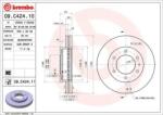 BREMBO Féktárcsa szellőző Ø302mm 09. C424.11