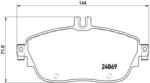 BREMBO fékbetét készlet, tárcsafék P50 093