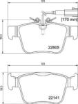 BREMBO fékbetét készlet P23 180