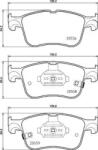 BREMBO fékbetét készlet, tárcsafék P24 218