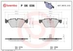 BREMBO fékbetét készlet, tárcsafék P06 036