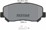 TEXTAR fékbetét készlet, tárcsafék 2556401