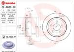 BREMBO Féktárcsa tömör Ø285mm 08. A636.11
