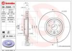 BREMBO Féktárcsa belső hűtés Ø325mm 09. D063.11