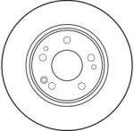 TRW Féktárcsa tömör Ø284mm DF1581