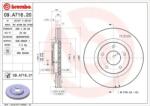 BREMBO Féktárcsa szellőző Ø296mm 09. A716.21