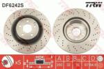 TRW perforált féktárcsa Ø350mm DF6242S