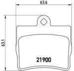 BREMBO fékbetét készlet P50 024