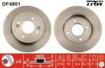 TRW Féktárcsa tömör Ø234mm DF4801