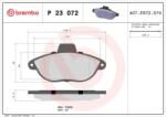 BREMBO fékbetét készlet, tárcsafék P23 072