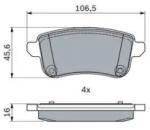 Bosch fékbetét készlet 0 986 494 978