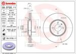 BREMBO Féktárcsa belső hűtés Ø288mm 09. D720.11