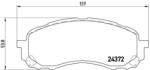 BREMBO fékbetét készlet, tárcsafék P78 015