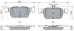 Bosch fékbetét készlet 0 986 494 888