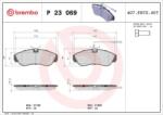 BREMBO fékbetét készlet, tárcsafék P23 069