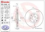 BREMBO Féktárcsa szellőző Ø302mm 09. A185.11