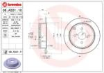 BREMBO Féktárcsa tömör Ø258mm 08. A331.11