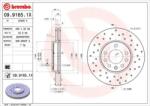 BREMBO fékkorong lyukasztás/belső hűtött Ø285mm 09.9165. 1x