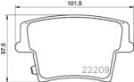 BREMBO fékbetét készlet P11 040