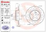 BREMBO féktárcsa 08. A612.4X
