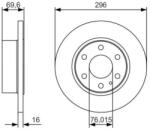 Bosch Féktárcsa tömör Ø296mm 0 986 479 A51