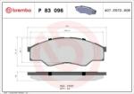 BREMBO fékbetét készlet, tárcsafék P83 096