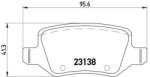 BREMBO fékbetét készlet P50 090