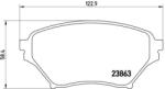 BREMBO fékbetét készlet, tárcsafék P49 029