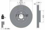 TEXTAR Féktárcsa szellőző Ø330mm 92150605