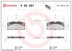 BREMBO fékbetét készlet P62 001
