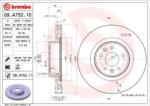 BREMBO Féktárcsa szellőző Ø340mm 09. A752.11