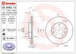 BREMBO Féktárcsa szellőző Ø269mm 09. B463.11