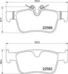 BREMBO fékbetét készlet, tárcsafék P86 030
