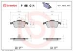 BREMBO fékbetét készlet, tárcsafék P86 014