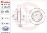 BREMBO Féktárcsa tömör Ø260mm 08. B439.11